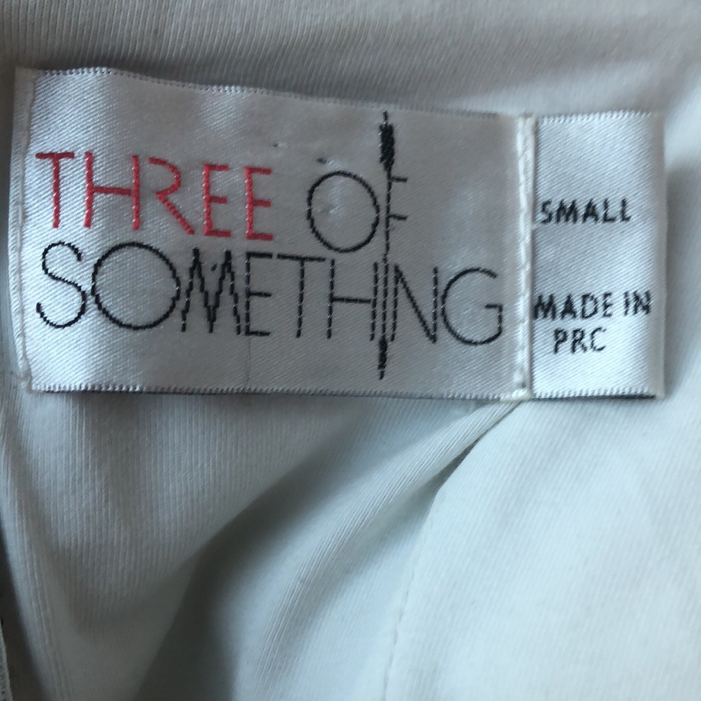 Three Of Something Structured Playsuit In Black/W… - image 4